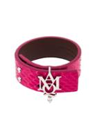 Alexander Mcqueen Amq Bracelet, Women's, Pink/purple
