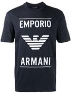Emporio Armani Vector Logo T-shirt - Blue