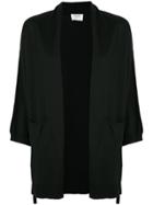 Snobby Sheep Draped Cardigan - Black