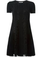 Valentino Lace Stripe Dress, Women's, Size: Small, Black, Polyester/viscose/cotton/polyamide
