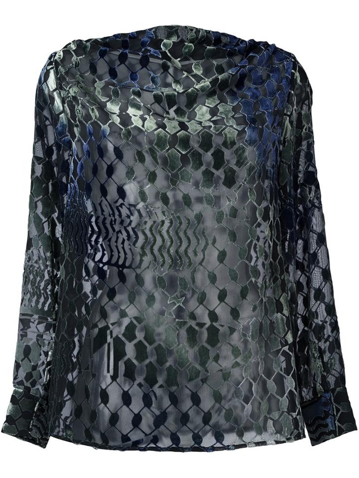 Lala Berlin Velvet Blouse