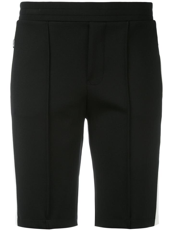Moncler - Contrast Side Stripe Shorts - Women - Polyamide/polyester/spandex/elastane - M, Black, Polyamide/polyester/spandex/elastane