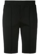 Moncler - Contrast Side Stripe Shorts - Women - Polyamide/polyester/spandex/elastane - M, Black, Polyamide/polyester/spandex/elastane