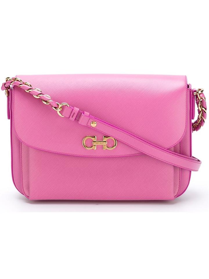 Salvatore Ferragamo Double Gancio Flap Bag