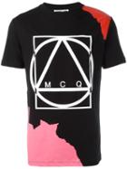 Mcq Alexander Mcqueen Abstract Glyph Icon Print, Men's, Size: Large, Black, Cotton