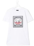 Les Bohemiens Kids Teen Logo Print T-shirt - White