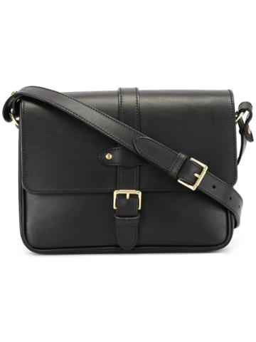 Alexandre Mareuil Buckled Crossbody Bag, Women's, Black, Leather