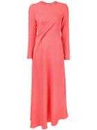 Edeline Lee Twist Front Dress - Pink & Purple