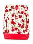 Dolce & Gabbana Kids Poppy And Daisy Print Backpack, Red