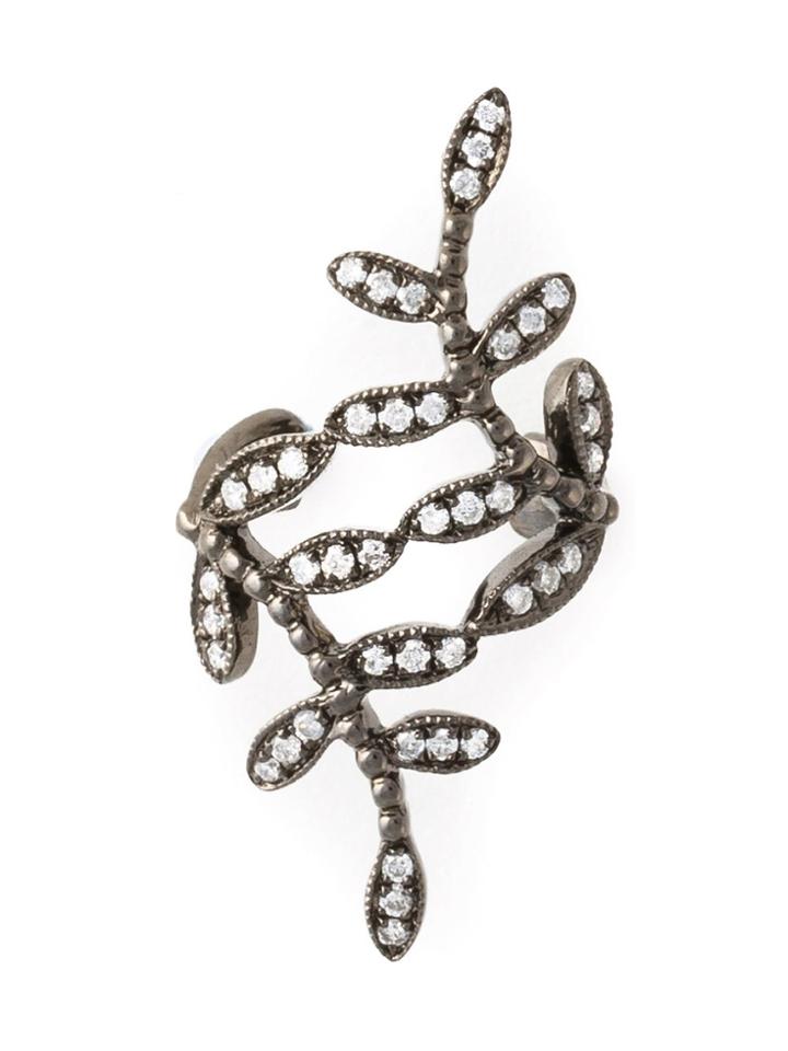 Joëlle Jewellery 'antique' Ear Cuff - Black