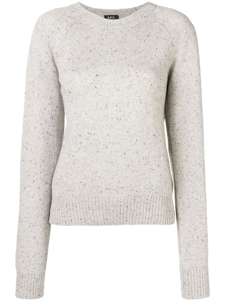 A.p.c. Round Neck Jumper - Grey
