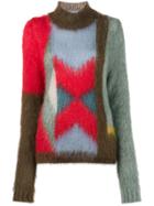 Chloé Colour Blocked Knitted Jumper - Multicolour