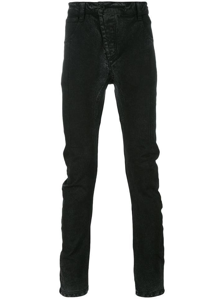 11 By Boris Bidjan Saberi Slim-fit Jeans, Size: Large, Black, Cotton/spandex/elastane