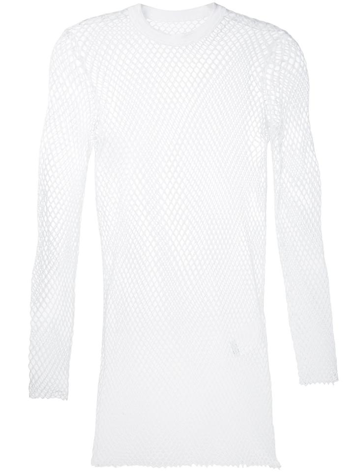 Sacai String Longline Top - White