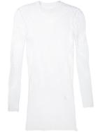 Sacai String Longline Top - White