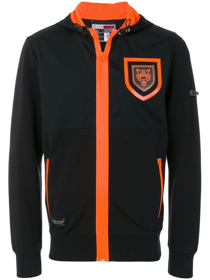 Plein Sport Branded Hoodie - Black