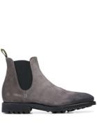 Doucal's Distressed Chelsea Boots - Grey
