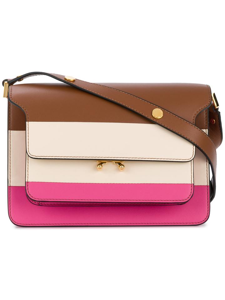 Marni Contrast Stripe Trunk Bag - Multicolour