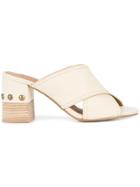 See By Chloé Crossover Mule Sandals - Nude & Neutrals