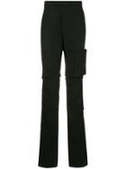 Raf Simons Asymmetric Straight Leg Trousers - Black