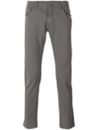Dolce & Gabbana - Slim Fit Trousers - Men - Cotton/spandex/elastane - 46, Grey, Cotton/spandex/elastane