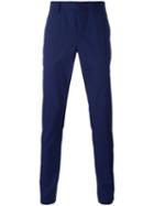 Lanvin - Tapered Chino Trousers - Men - Cotton - 52, Blue, Cotton