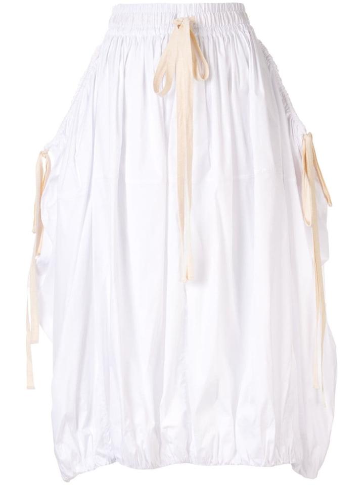 Lee Mathews Freya Parachute Skirt - White