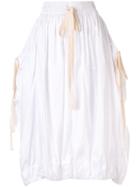 Lee Mathews Freya Parachute Skirt - White