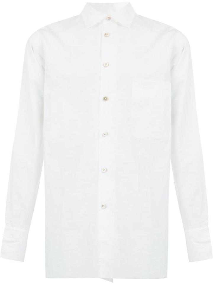 Ziggy Chen Oversized Shirt - White