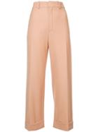 Chloé High Waisted Tailored Trousers - Neutrals