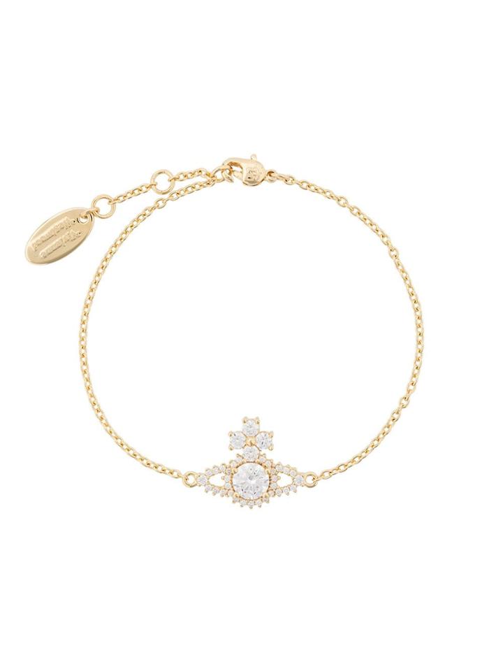Vivienne Westwood Orb Embellished Bracelet - Gold