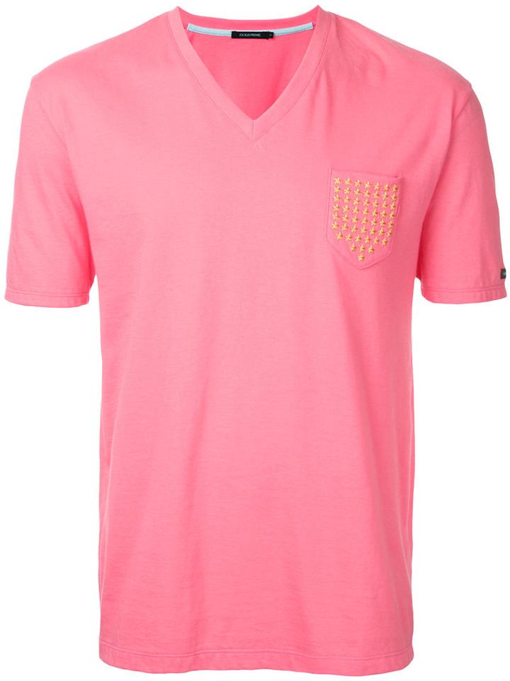 Guild Prime Stars Print T-shirt, Men's, Size: 1, Pink/purple, Cotton