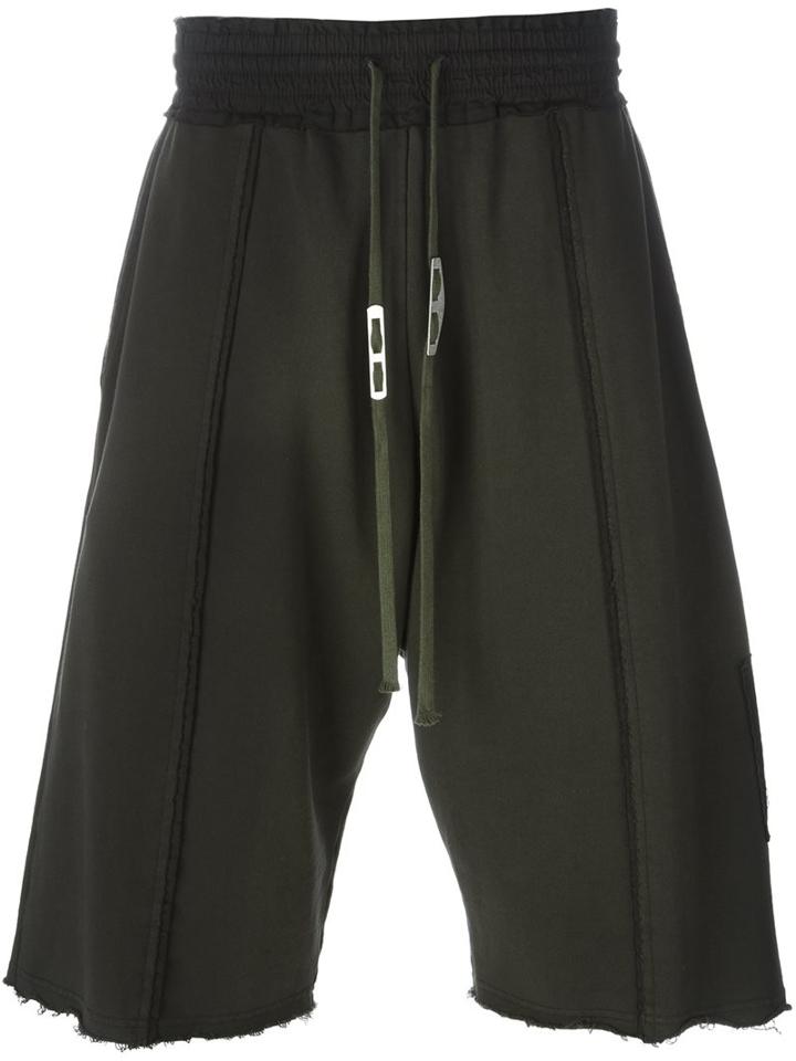 Damir Doma 'parini' Shorts, Men's, Size: Large, Green, Cotton