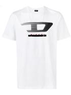 Diesel D Logo T-shirt - White