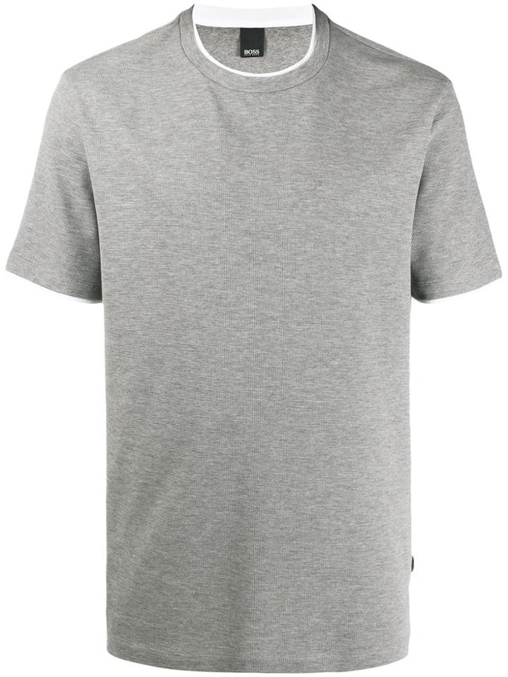 Boss Hugo Boss Double Crew Neck T-shirt - Grey