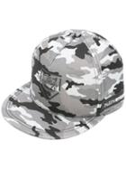 Plein Sport Camouflage Print Cap, Men's, Black, Cotton/polyester