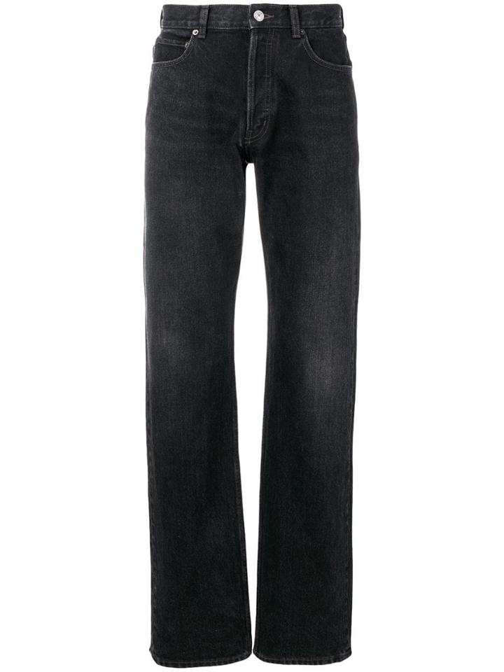 Balenciaga Straight-leg Jeans - Black