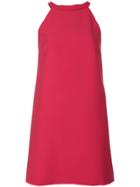 Miu Miu Crossed Back Mini Dress - Red