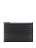 Alexander Mcqueen Padded Zip Clutch - Black