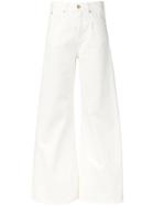 Aspesi Flared Jeans - White