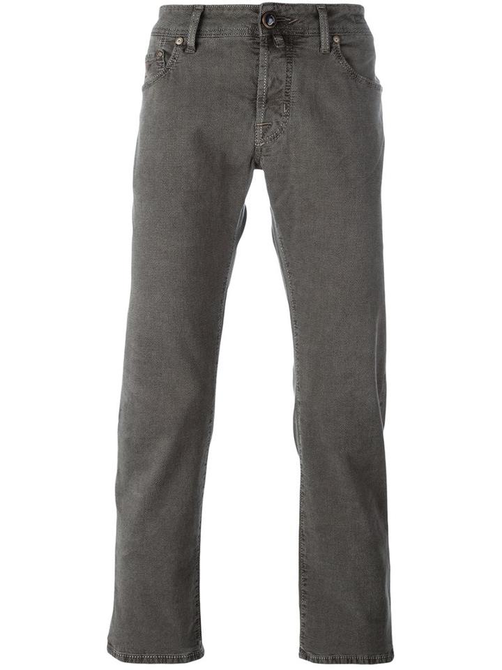 Jacob Cohen 'comfort' Straight Leg Jeans, Men's, Size: 32, Grey, Cotton/spandex/elastane