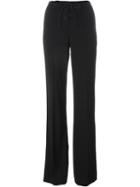 Sonia Rykiel Bootcut Style Trousers, Women's, Size: 38, Black, Spandex/elastane/triacetate/viscose