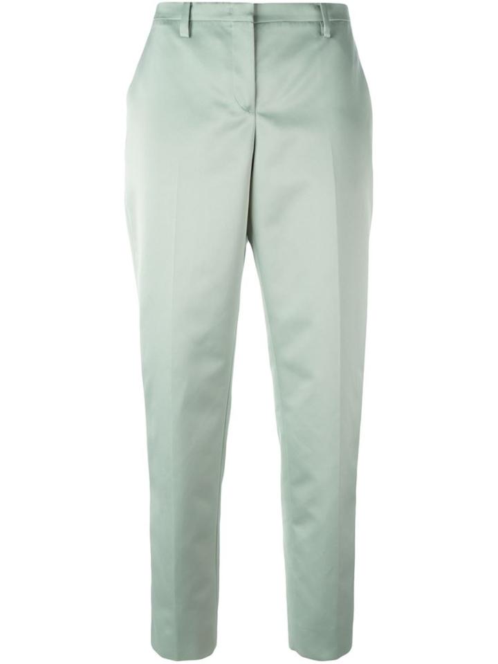 No21 Tailored Trousers, Women's, Size: 42, Green, Polyester