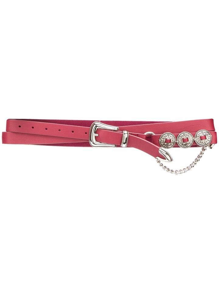 B-low The Belt B-low The Belt Bw170919le Maroon Silver
