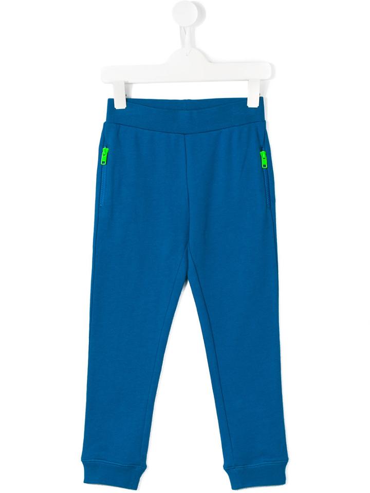 Stella Mccartney Kids Zipped Pockets Track Pants, Boy's, Size: 6 Yrs, Blue
