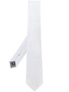 Emporio Armani Jacquard Pattern Tie - Grey