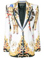Versace Native American Baroque Print Blazer - Multicolour