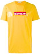 Moncler Logo Print T-shirt - Yellow