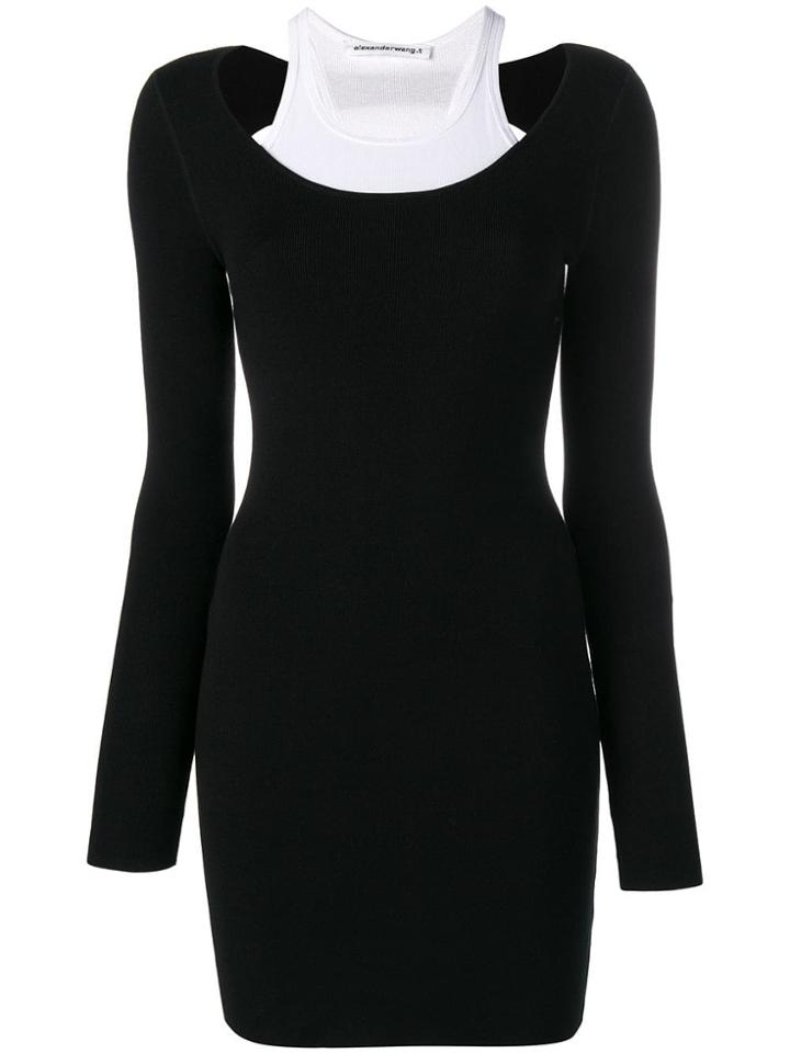 Alexander Wang Body-con Short Dress - Black