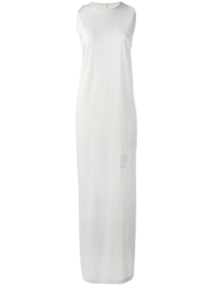 Rick Owens Drkshdw Maxi Dress, Women's, Size: Xs, Grey, Cotton
